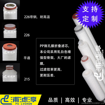 耐高溫pp折疊濾芯