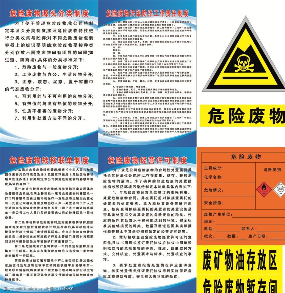 危險廢物包裝管理制度